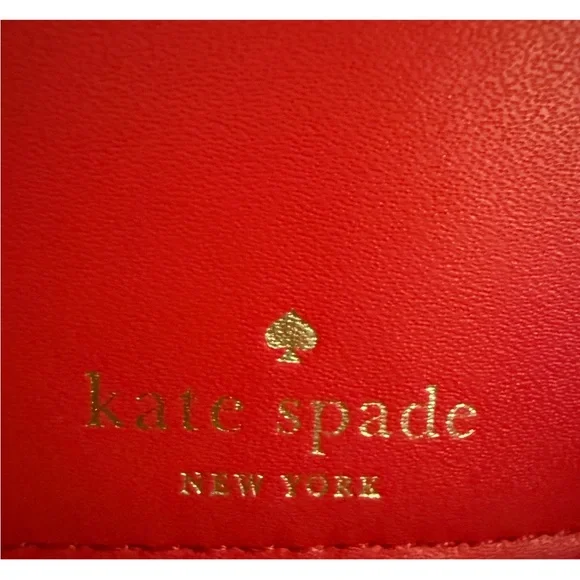 SOLD KATE SPADE Callie Mulberry Street Tri-fold Pebble Leather Wallet Clutch - Picture 4 of 8